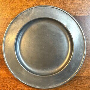 Antique/Vintage? English Pewter Plate #17210A W. Four Shielded Makers Marks